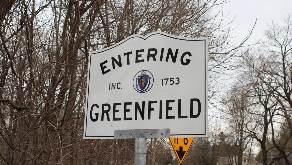 Entering Greenfield MA Sign